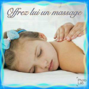 Massage du dos pour enfants : première approche de la relaxation .
